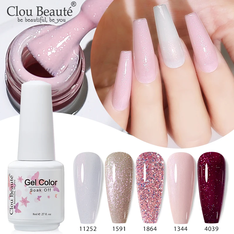 Clou Beaute 8ml Glitter Colors Semi Permanent UV Nail Gel Polish Top and Base Coat Soak Off Gel Varnish Gel polish Lacquer
Clou Beaute 8ml Glitter Colors Semi Permanent UV Nail Gel Polish Top and Base Coat Soak Off Gel Varnish Gel polish Lacquer