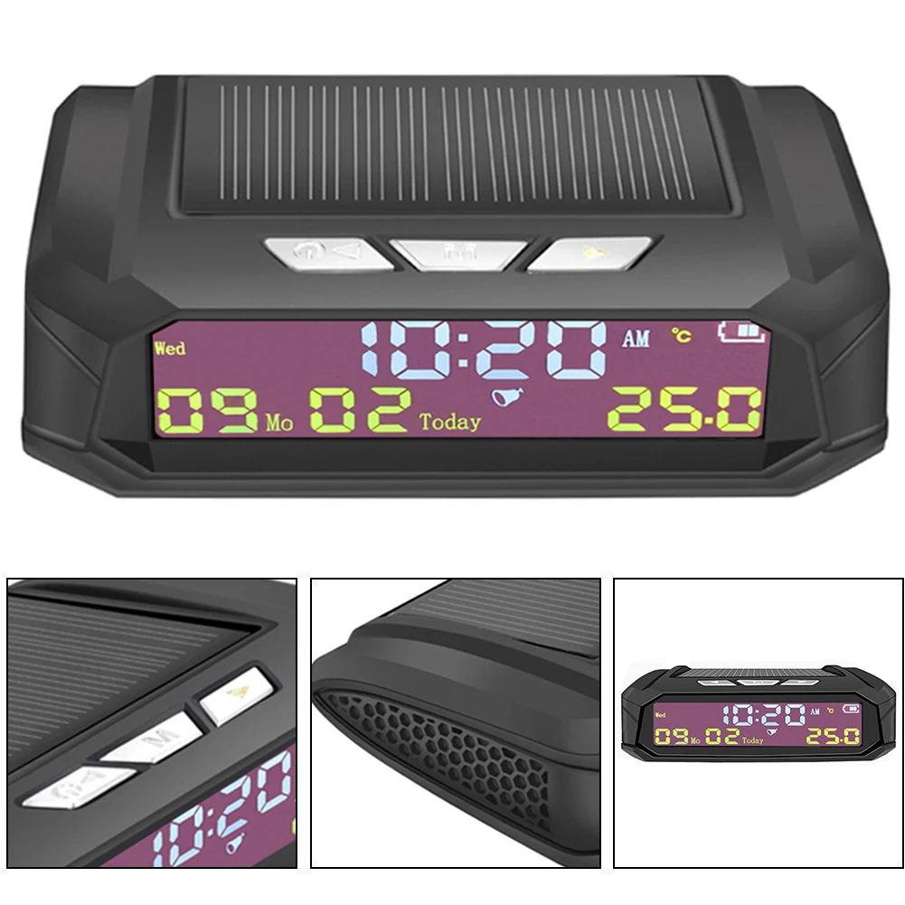 Universal Car TPMS Look Solar Digital Clock With Date In-Car Temperature Display Temperature Display Electronic Accessories
Universal Car TPMS Look Solar Digital Clock With Date In-Car Temperature Display Temperature Display Electronic Accessories
