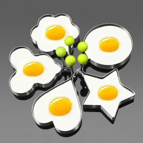 Kitchen Accessories 1Pcs Stainless Fried Egg Mold Bread Fruit Vegetable Shape Decor Creative Breakfast for Kids Kitchen Gadgets
Kitchen Accessories 1Pcs Stainless Fried Egg Mold Bread Fruit Vegetable Shape Decor Creative Breakfast for Kids Kitchen Gadgets
