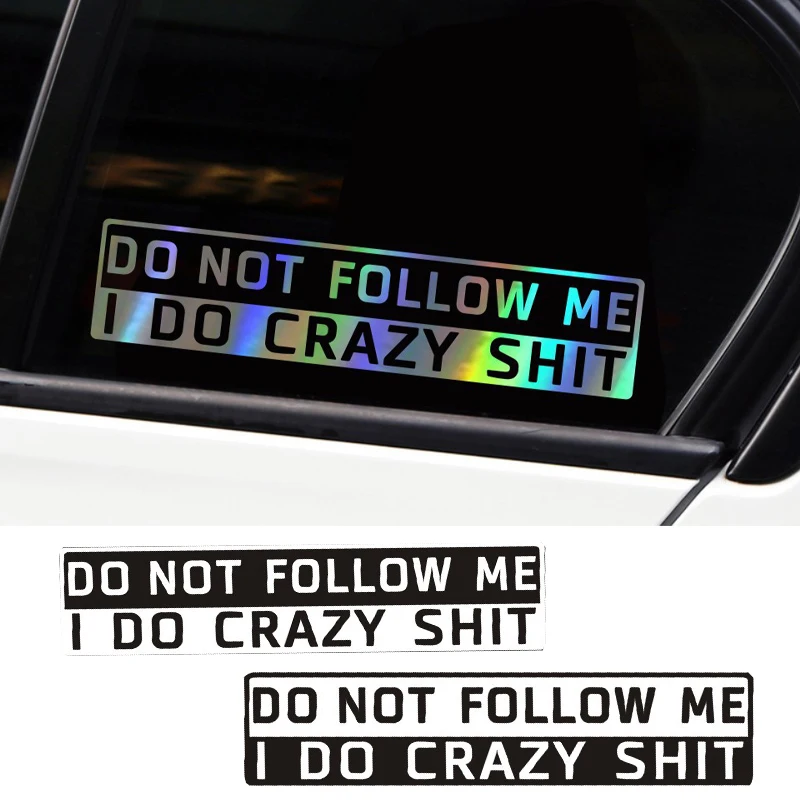 3D Car Sticker Funny Do not follow me 3*15cm and Decal Reflective Car Sticker Car Decal Wholesale Car Styling Accessories
3D Car Sticker Funny Do not follow me 3*15cm and Decal Reflective Car Sticker Car Decal Wholesale Car Styling Accessories