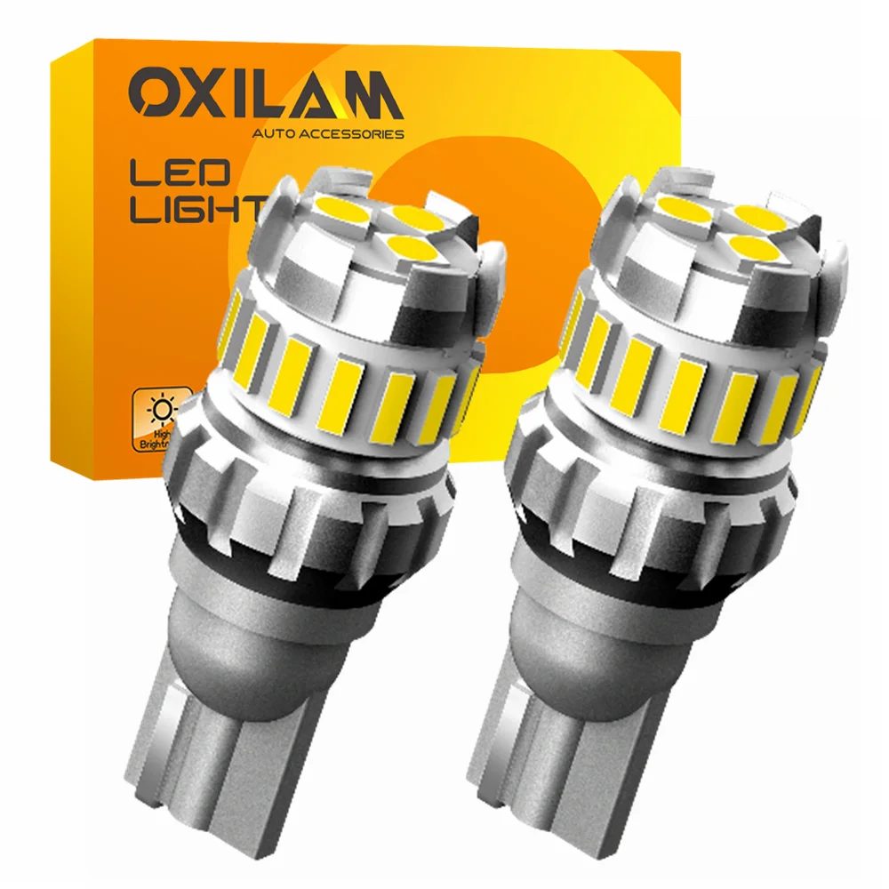 

OXILAM 2Pcs W16W T15 LED Revers Lights Super Bright 921 912 T16 T15 LED Canbus Bulb 12V Error Free Backup Reversing Lights 6500k