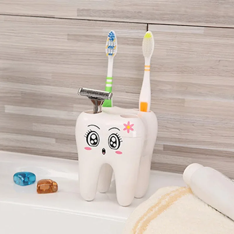 Holder Storage Cartoon Rack Teeth Shape Bathroom Suppies 4 Holes Shaving Toothbrush Stand
Holder Storage Cartoon Rack Teeth Shape Bathroom Suppies 4 Holes Shaving Toothbrush Stand