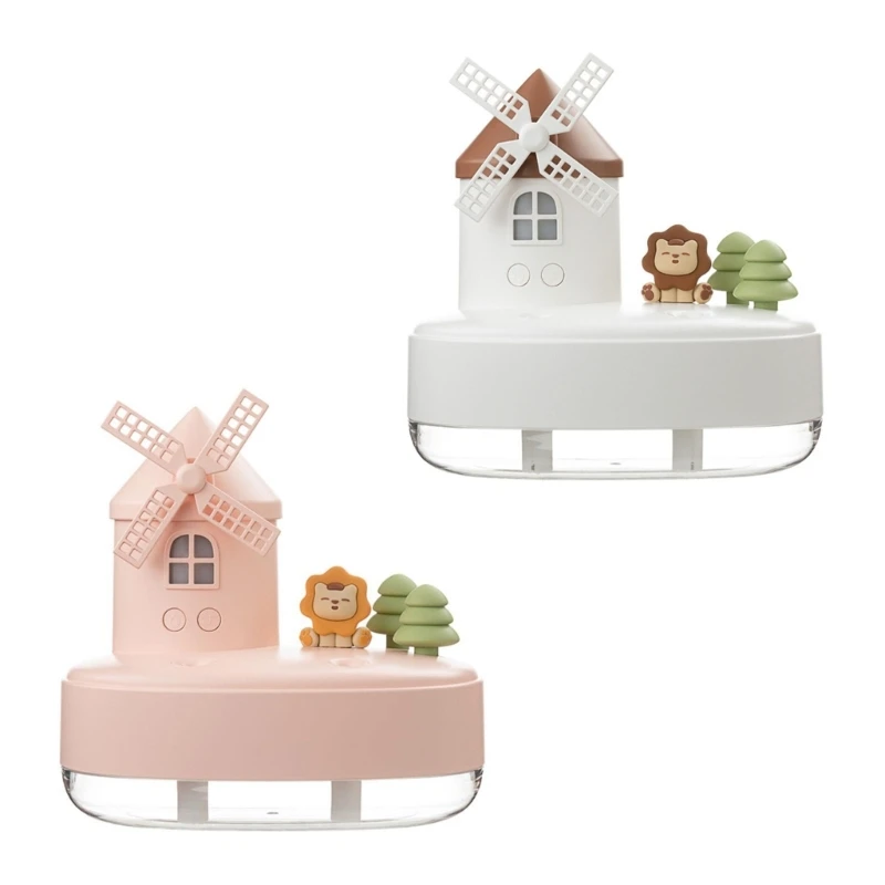 650ml Windmill Castle Double Nozzle Wireless Air Humidifiers Light Music Box Portable Aroma Essential Oil Diffusers
650ml Windmill Castle Double Nozzle Wireless Air Humidifiers Light Music Box Portable Aroma Essential Oil Diffusers