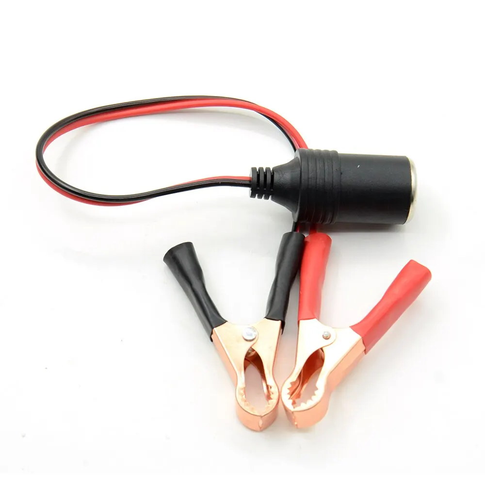 

12V 24V Volt 220W Car Socket Plug Car High Power Pure Copper Battery with Clip To Cigarette Lighter Female Socket