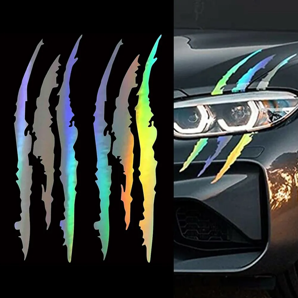 Waterproof Car Sticker, 37cm X 12cm, Vinyl, Brand New, High Quality, Reflective, Adhesive, Claw Mark Design
Waterproof Car Sticker, 37cm X 12cm, Vinyl, Brand New, High Quality, Reflective, Adhesive, Claw Mark Design