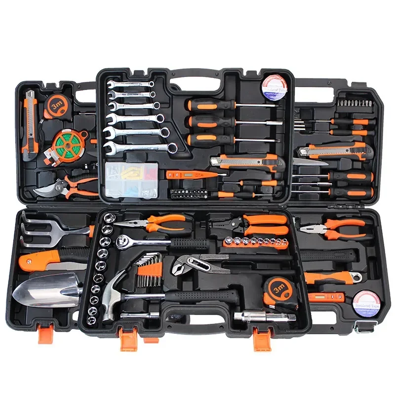 

Car Repair Tool Ratchet Wrench Socket Combination Toolbox Household Hand Tool Case Set Pliers Screwdriver Electrician Tool Kit