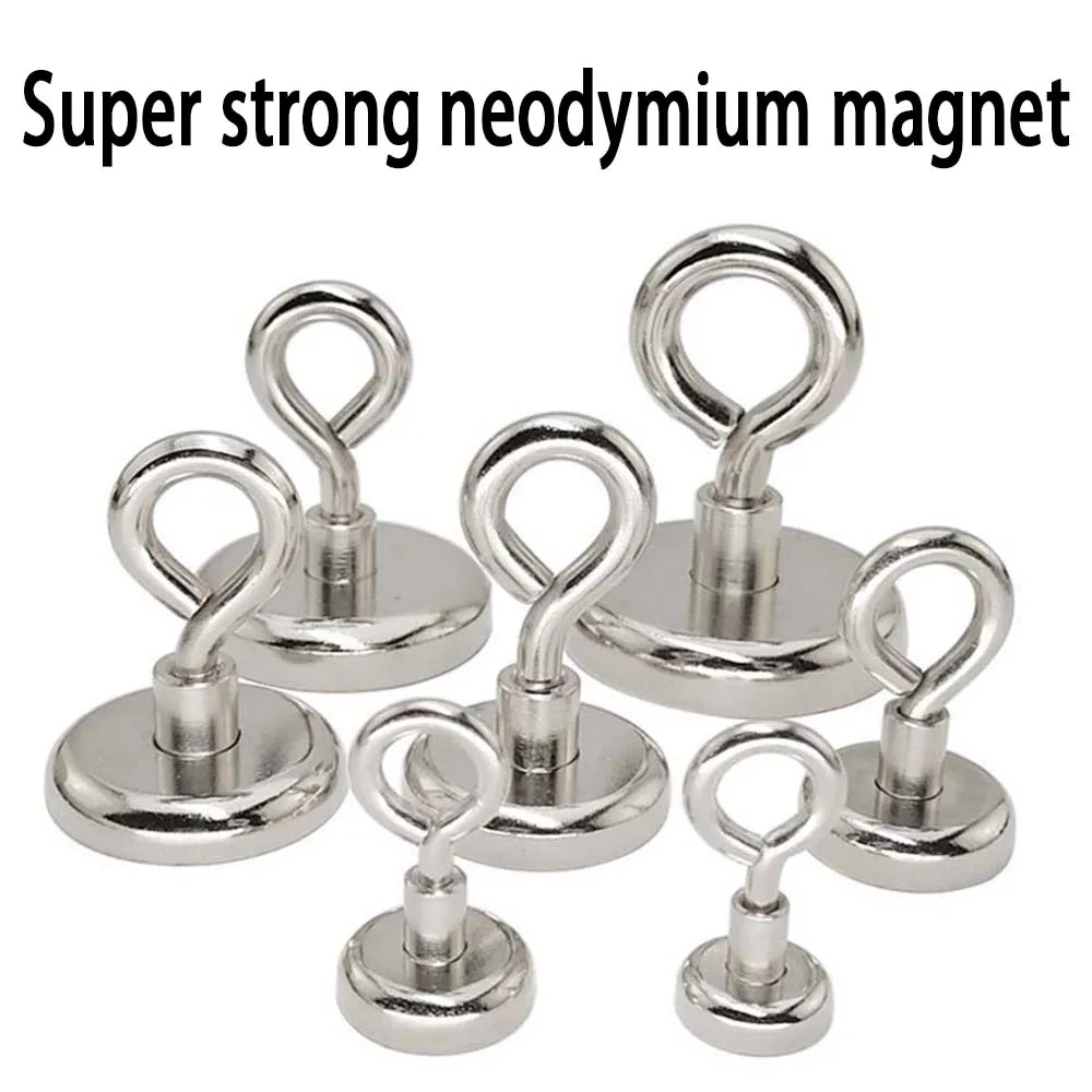 1Pcs Strong Neodymium Magnet Fishing Magnet High Strength Round Sea Fishing Rare Earth Magnet Salvage Ring Search Magnetic Hook
1Pcs Strong Neodymium Magnet Fishing Magnet High Strength Round Sea Fishing Rare Earth Magnet Salvage Ring Search Magnetic Hook