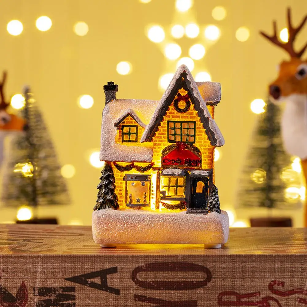 Charming Christmas House Decor Resin Christmas Decoration Charming Christmas Glowing House Ornament Festive Resin Craft
Charming Christmas House Decor Resin Christmas Decoration Charming Christmas Glowing House Ornament Festive Resin Craft
