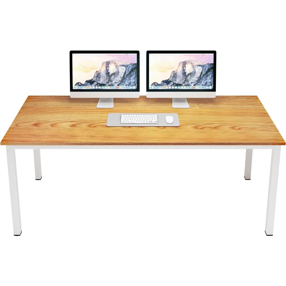 

63 inches X-Large Computer Desk, Composite Wood Board, Decent and Steady Home Office Desk/Workstation/Table,