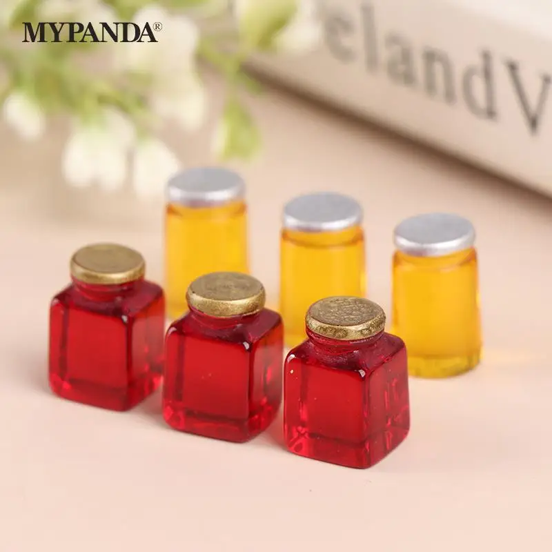 3 бутылки фруктового джема, медовый горшок 1/12, миниатюрный кукольный домик, магазин продуктов, кухонные игрушки для детей, подарок на день рождения
3 бутылки фруктового джема, медовый горшок 1/12, миниатюрный кукольный домик, магазин продуктов, кухонные игрушки для детей, подарок на день рождения