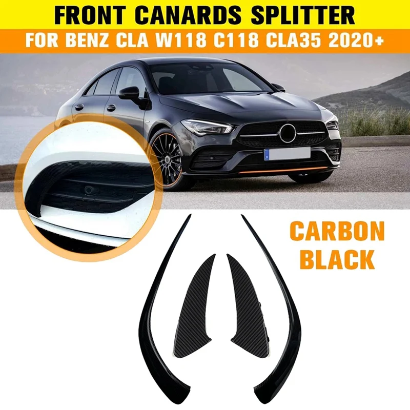 4 шт., сплиттер для переднего и заднего бампера из углеродного волокна, спойлеры, отделка для Mercedes-Benz CLA C118 CLA200 260 2020 + 
4 шт., сплиттер для переднего и заднего бампера из углеродного волокна, спойлеры, отделка для Mercedes-Benz CLA C118 CLA200 260 2020 +