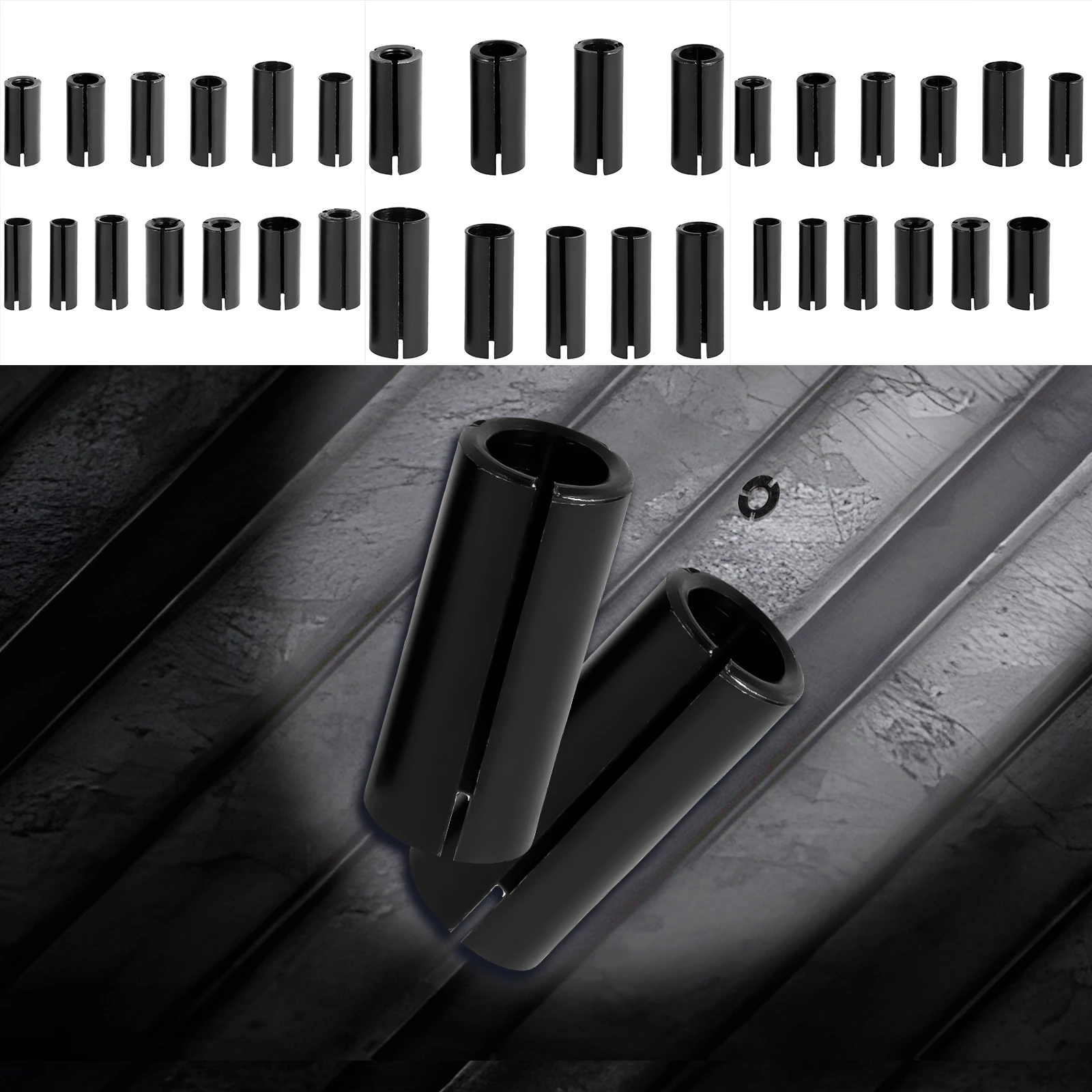 9/12/13Pcs Engraving Machine Adapter Collet Carbon Steel Milling Cutter Converter Collet High Precision Trimming Machine Adapter
9/12/13Pcs Engraving Machine Adapter Collet Carbon Steel Milling Cutter Converter Collet High Precision Trimming Machine Adapter