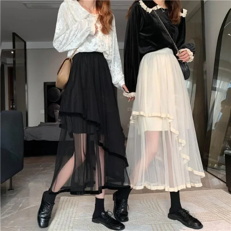 Women Skirts Summer Japanese Style Fashion Solid Kawaii Midi Design Irregular Party Wear Preppy Lovely Empire Soft Mujer Faldas
Women Skirts Summer Japanese Style Fashion Solid Kawaii Midi Design Irregular Party Wear Preppy Lovely Empire Soft Mujer Faldas