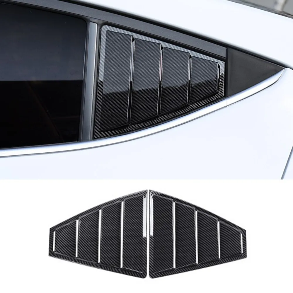 

Louvers Vent Louvers Vent Cover 1 Pair 2017-2019 Accessories Black For Hyundai Elantra Replacement High Quality