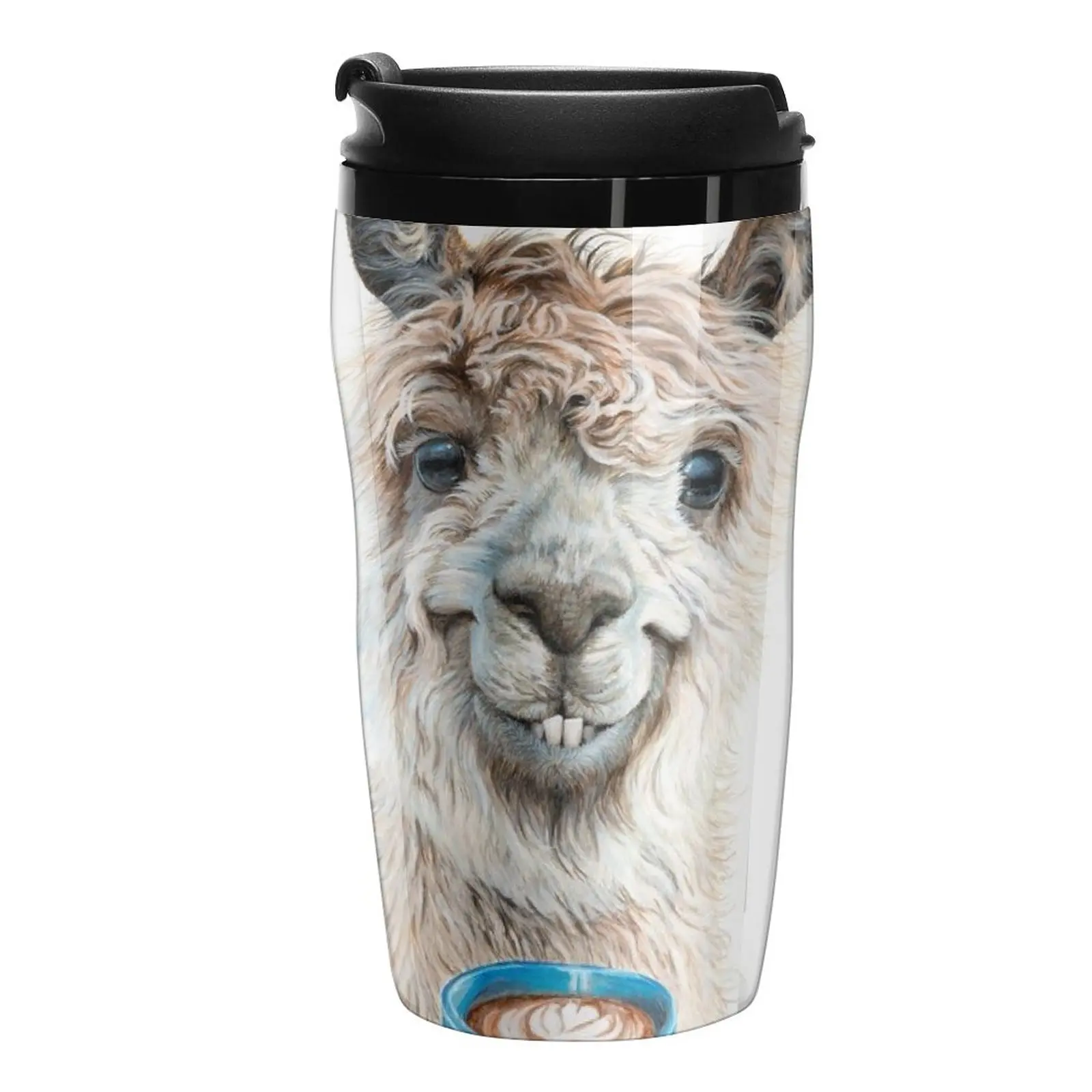 

New Llama Latte Travel Coffee Mug Latte Cup Tea Cup Breakfast Cups Coffee Mug
