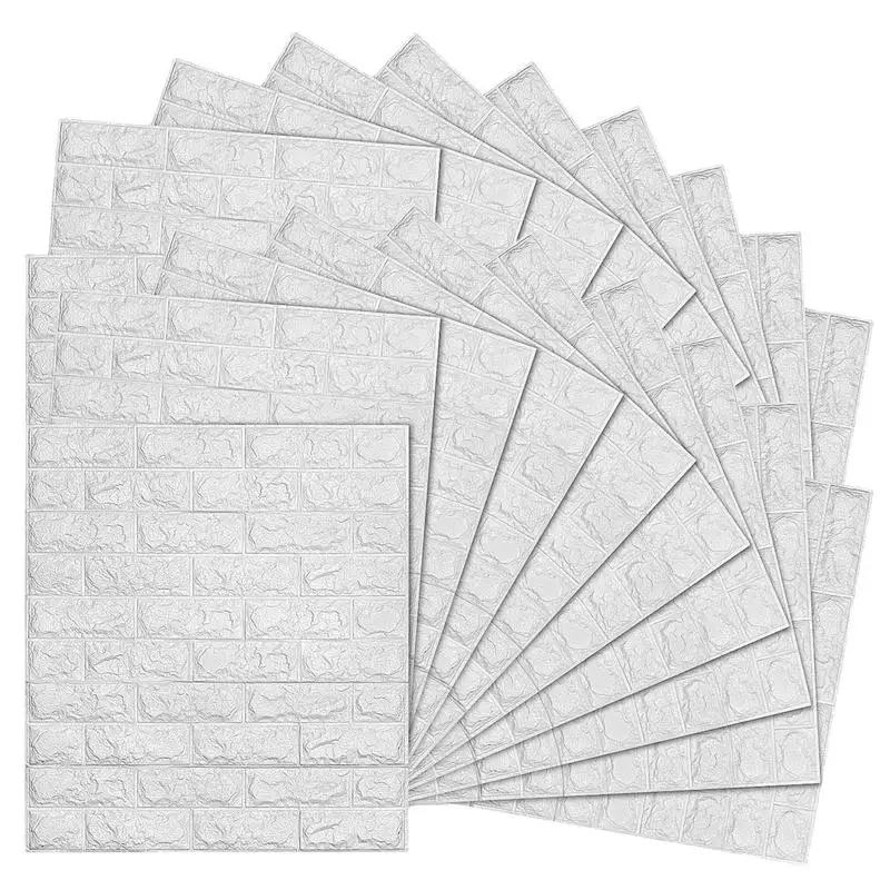Backsplash Tile Decals Waterproof Tile Decals 3D Wall Panels Lightweight Anti-Collision Wall Paper For Living Room Kitchen Wall
Backsplash Tile Decals Waterproof Tile Decals 3D Wall Panels Lightweight Anti-Collision Wall Paper For Living Room Kitchen Wall