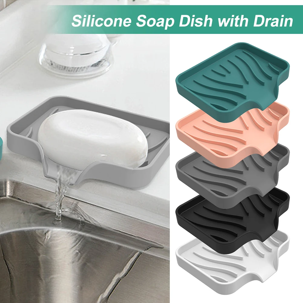New 1Pc Silicone Faucet Mat Kitchen Sink Tray Soap Dispenser Sponge Drain Pad Sink Splash Drying Mat Countertop Storage Tray
New 1Pc Silicone Faucet Mat Kitchen Sink Tray Soap Dispenser Sponge Drain Pad Sink Splash Drying Mat Countertop Storage Tray