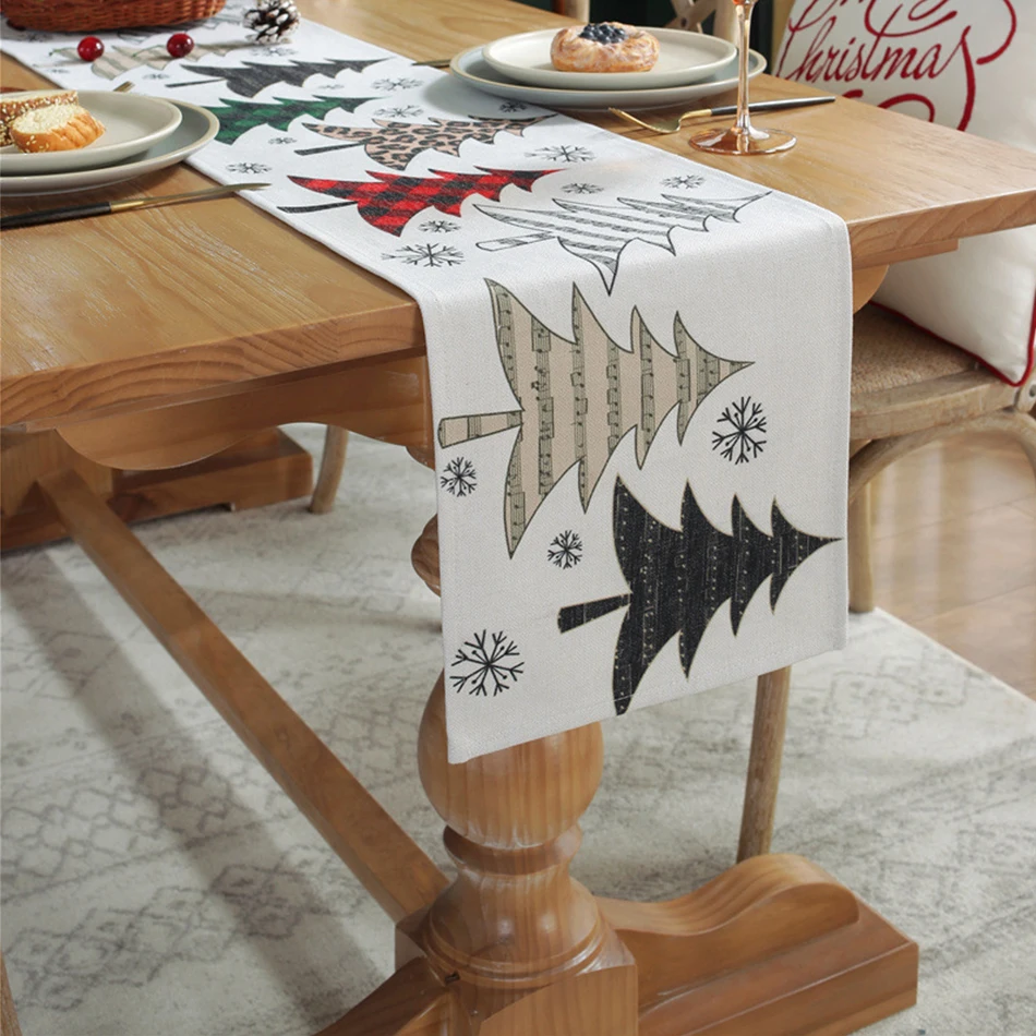 Christmas Trees Merry Table Runner Seasonal Winter Holiday Kitchen Dining Table Decoration for Indoor Outdoor Home Party Decor
Christmas Trees Merry Table Runner Seasonal Winter Holiday Kitchen Dining Table Decoration for Indoor Outdoor Home Party Decor