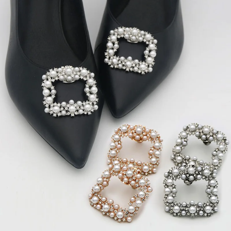 Women Shoe Clip Detachable Pearl Shoe Clip High Heel Shoe Charm Buckle Decoration For Wedding Party Female Shoe Accessories
Women Shoe Clip Detachable Pearl Shoe Clip High Heel Shoe Charm Buckle Decoration For Wedding Party Female Shoe Accessories