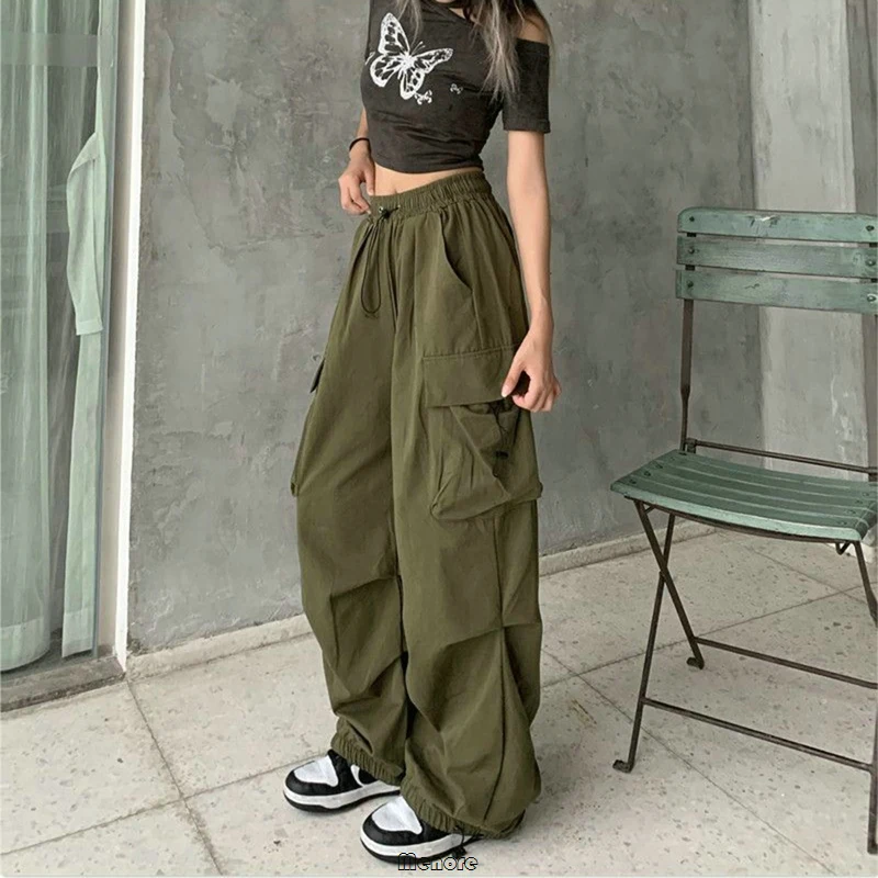 Y2k Cargo Pants Women Streetwear Casual Wide Leg Pants Harajuku Vintage Solid Baggy Straight Trousers Ladies Oversize Sweatpants
Y2k Cargo Pants Women Streetwear Casual Wide Leg Pants Harajuku Vintage Solid Baggy Straight Trousers Ladies Oversize Sweatpants