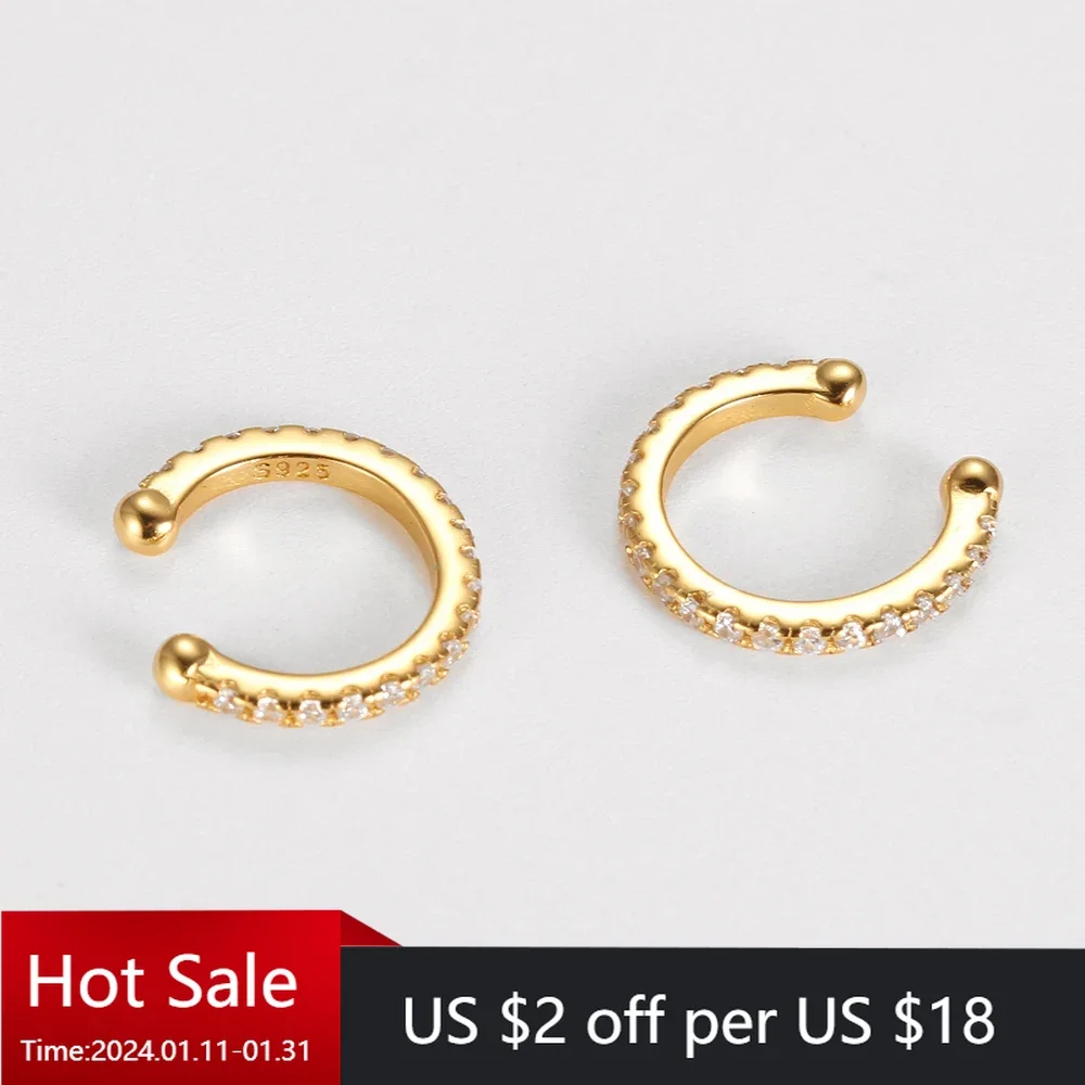 1pair Simple Ear Cuff Non Pierced Earrings for Women 925 Sterling Silver Micro Pave Small Clip on Earrings Cartilage Jewelry
1pair Simple Ear Cuff Non Pierced Earrings for Women 925 Sterling Silver Micro Pave Small Clip on Earrings Cartilage Jewelry