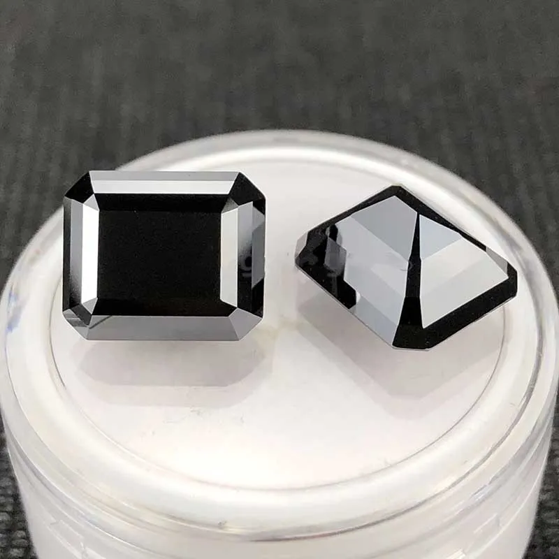 Original Black Color VVS Emerald Cut Moissanite Loose Stones Pass Diamond Tester Geometric Moissanite Gemstone for Diy Jewelry
Original Black Color VVS Emerald Cut Moissanite Loose Stones Pass Diamond Tester Geometric Moissanite Gemstone for Diy Jewelry