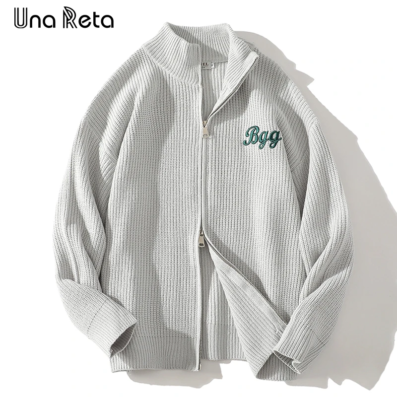 Una Reta Zipper Cardigan Men's Winter Sweater Coats Streetwear Casual Harajuku Hip Hop Double Zipper Design Couple Cardigans
Una Reta Zipper Cardigan Men's Winter Sweater Coats Streetwear Casual Harajuku Hip Hop Double Zipper Design Couple Cardigans