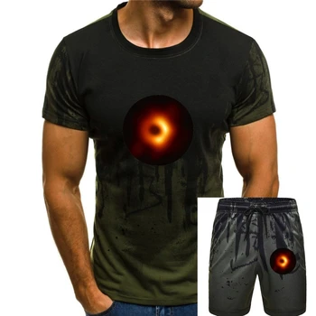 2019 블랙홀 사진 티셔츠, 일반 상대성 티셔츠, 스트릿웨어, 양자 중력 우주, 특대형 티셔츠, 4XL