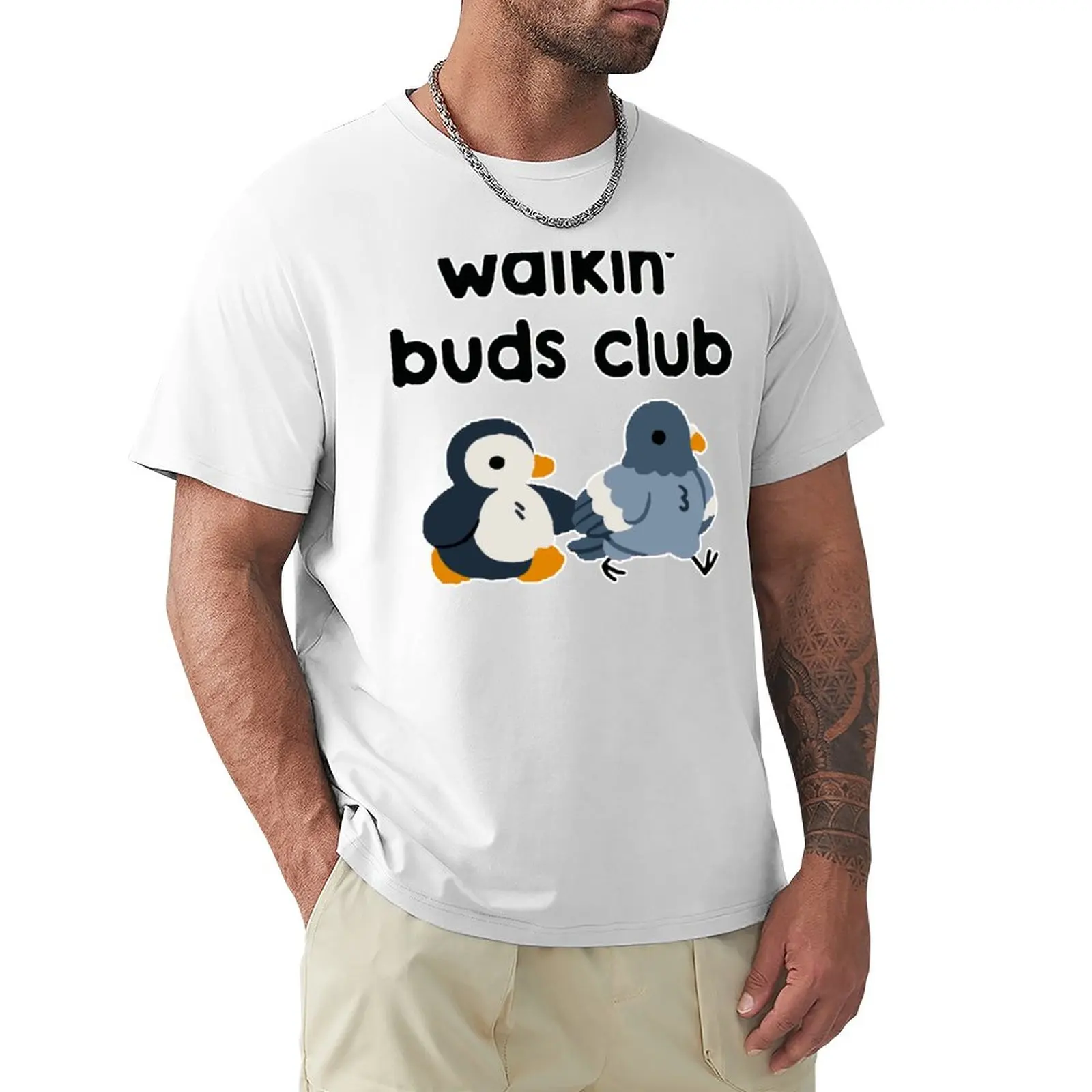 Футболка walkin 'buds club, летние топы большого размера, Мужская одежда для фанатов спорта
Футболка walkin 'buds club, летние топы большого размера, Мужская одежда для фанатов спорта