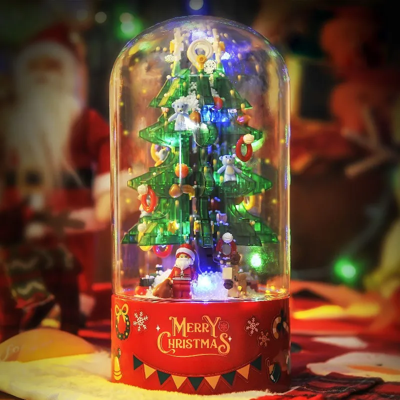 DIY Compatible Christmas Music Box Automatic Snowy Atmosphere Light Decoration Props Music Box
DIY Compatible Christmas Music Box Automatic Snowy Atmosphere Light Decoration Props Music Box