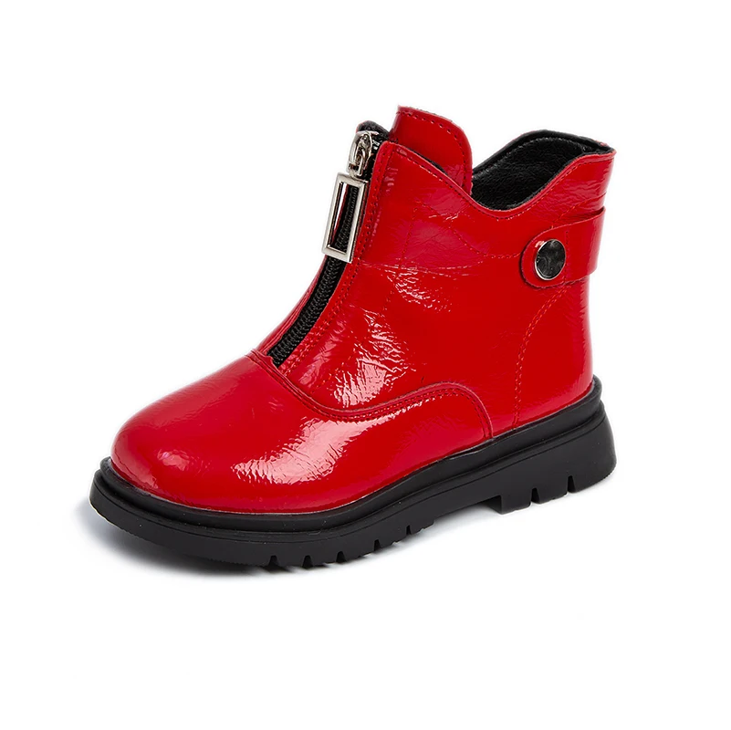 Girls Short Boots 2022 Kids Fashion Red Glossy Warm New Red Children Boots Non-slip Solid Color Black Round-toe Chic Ankle Boots
Girls Short Boots 2022 Kids Fashion Red Glossy Warm New Red Children Boots Non-slip Solid Color Black Round-toe Chic Ankle Boots