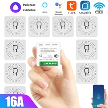 Tuya Wifi Mini Smart Switch 16A DIY Switches SmartLife App Timer Module Support Alexa Google Home Alice Voice Control Smart Home
Tuya Wifi Mini Smart Switch 16A DIY Switches SmartLife App Timer Module Support Alexa Google Home Alice Voice Control Smart Home