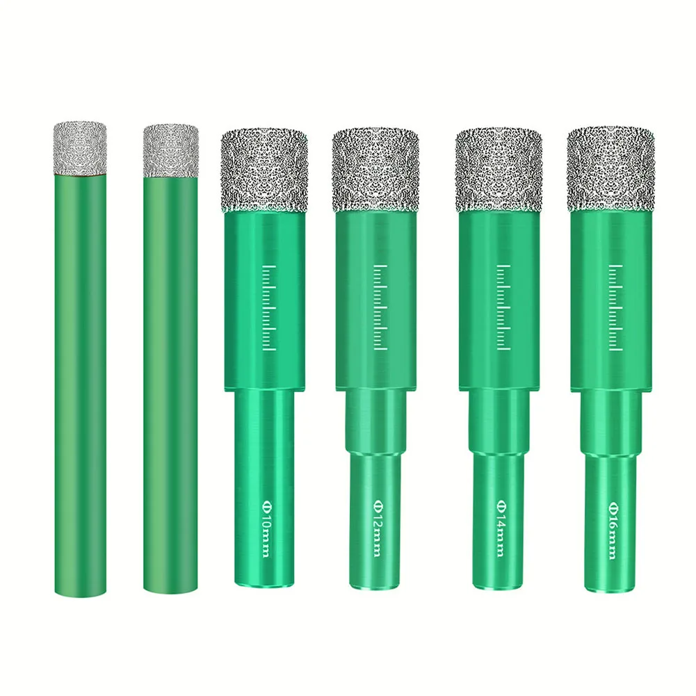 Drill Hole Opener 6-16MM Dry Diamond Coated Drill Bit For Drilling Tile Marble Glass Ceramic Hole Electric Drill Bit Replacement
Drill Hole Opener 6-16MM Dry Diamond Coated Drill Bit For Drilling Tile Marble Glass Ceramic Hole Electric Drill Bit Replacement
