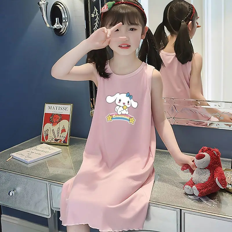 Sanrio Kawaii Cinnamoroll летняя детская ночная рубашка Mymelody Kuromi для девочек принцесса модал сарафан для родителей и детей ночная рубашка
Sanrio Kawaii Cinnamoroll летняя детская ночная рубашка Mymelody Kuromi для девочек принцесса модал сарафан для родителей и детей ночная рубашка