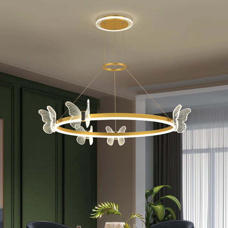 Modern Luxury Bedroom Pendant Light Nordic Simple Creative LED Living Room Chandelier Restaurant Butterfly Net Red Lamp Set
Modern Luxury Bedroom Pendant Light Nordic Simple Creative LED Living Room Chandelier Restaurant Butterfly Net Red Lamp Set