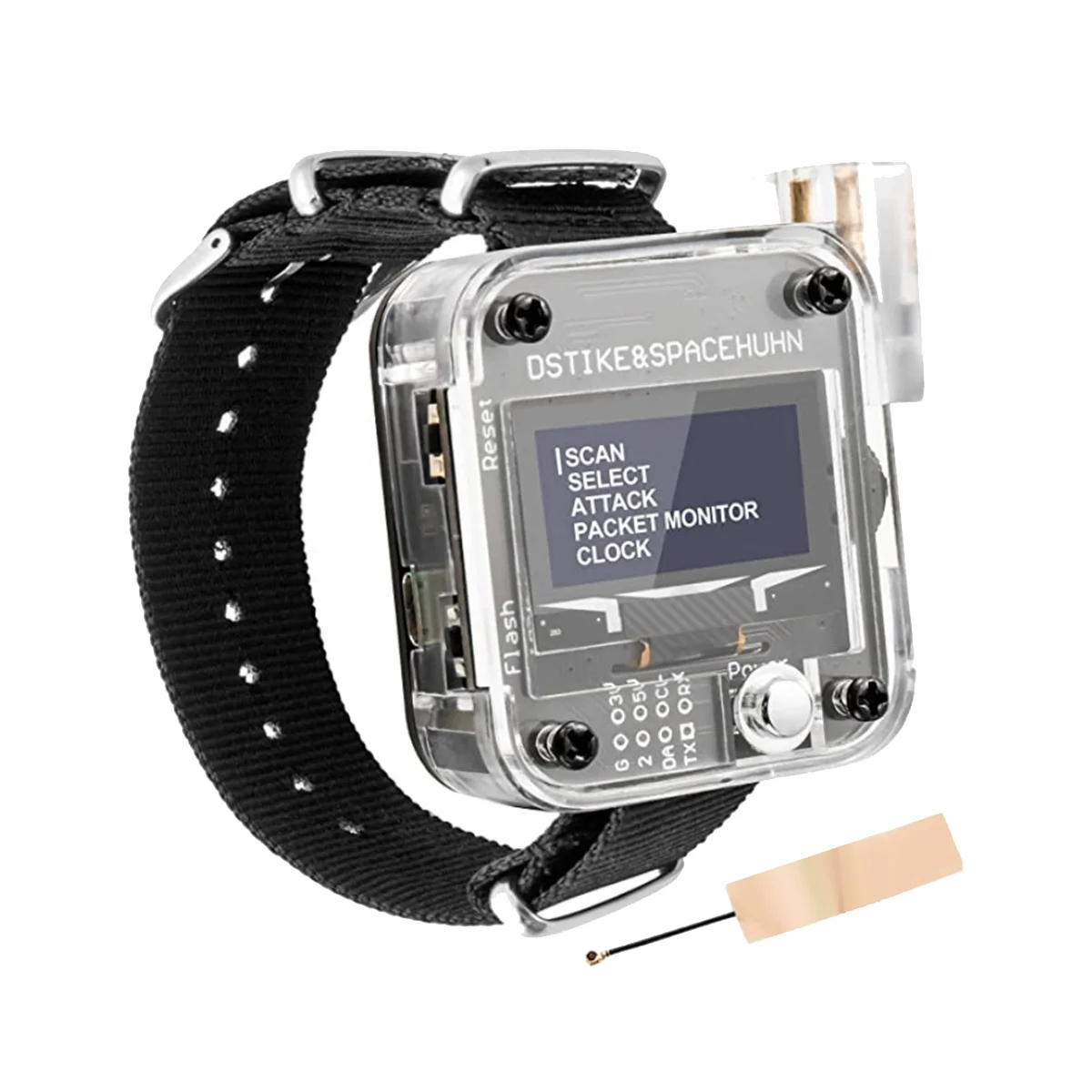 

DSTIKE Deauther Watch V3 ESP8266 Programmable Development Board Wearable Smartwatch OLED& Test Tool
