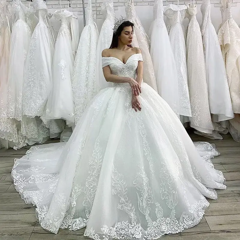 ANGELSBRIDEP Luxury Beaded Princess Wedding Dress 2024 Lace Appliques Ball Gown Elegant For Women Bridal Vestido de Noiva Corset
ANGELSBRIDEP Luxury Beaded Princess Wedding Dress 2024 Lace Appliques Ball Gown Elegant For Women Bridal Vestido de Noiva Corset