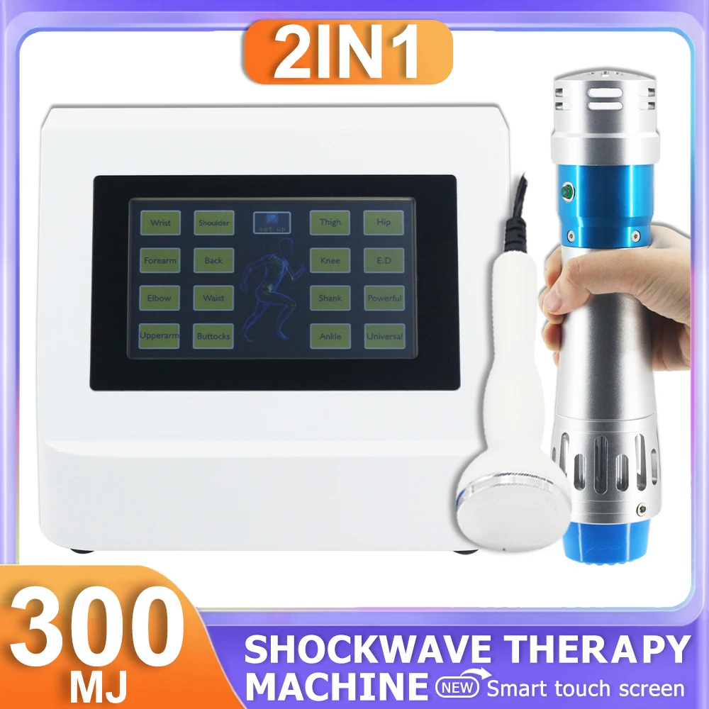 

Portable Shockwave Therapy Equipment ED Treatment 2in1 Shock Wave Machine Pain Relief Body Relax Massager Physical Ultrasonic