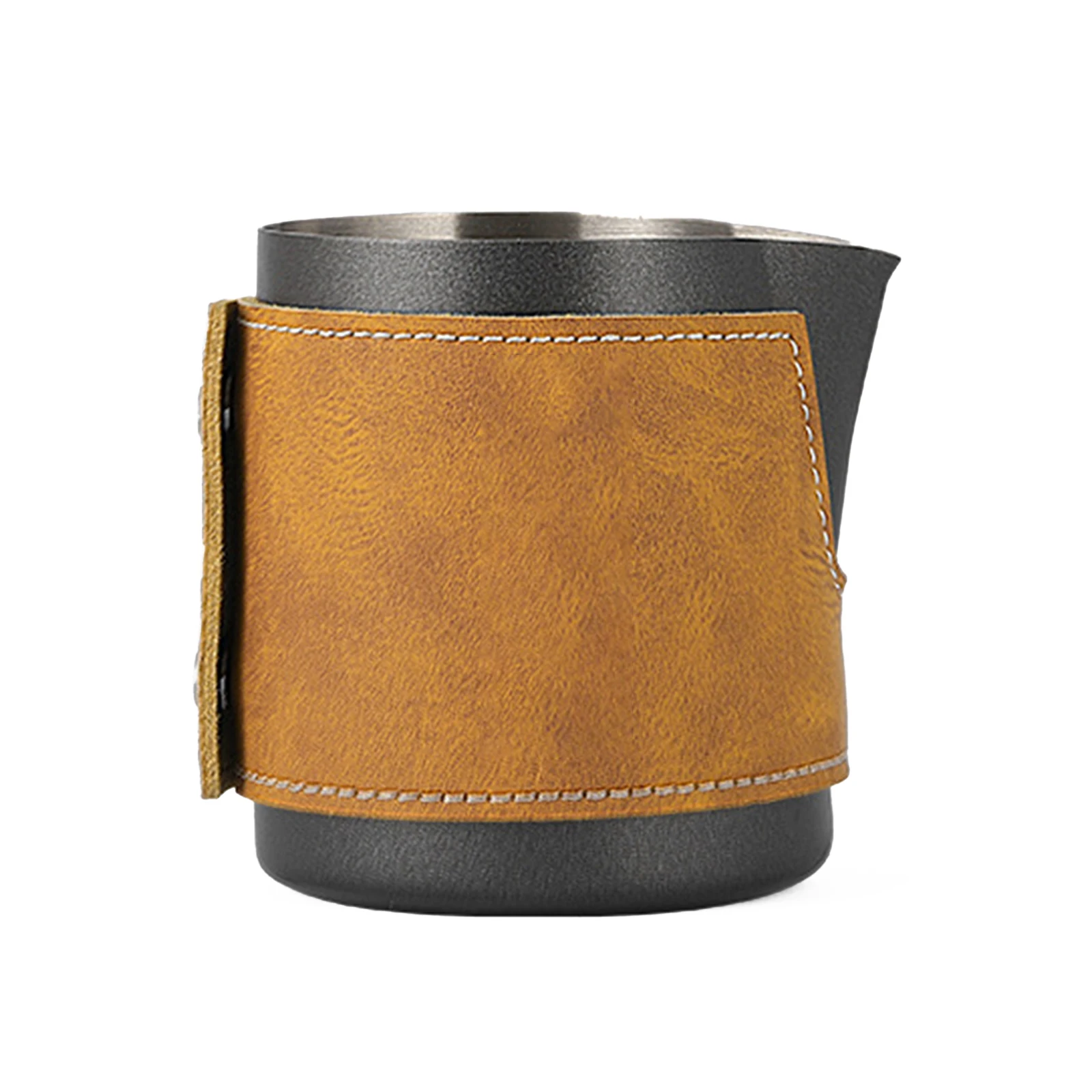 1pc Coffee Milk Frothing Pitcher Cup Jug Espresso Stainless Steel W/ Leather Sheath 450ml/500ml Coffeeware Kitchen Accessories
1pc Coffee Milk Frothing Pitcher Cup Jug Espresso Stainless Steel W/ Leather Sheath 450ml/500ml Coffeeware Kitchen Accessories
