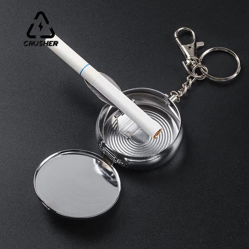 CRUSHER Mini Portable Ashtray with Cover Cigarette Holder Stainless Steel Pocket Ash Tray for Travel Cute Smoking Accessories
CRUSHER Mini Portable Ashtray with Cover Cigarette Holder Stainless Steel Pocket Ash Tray for Travel Cute Smoking Accessories