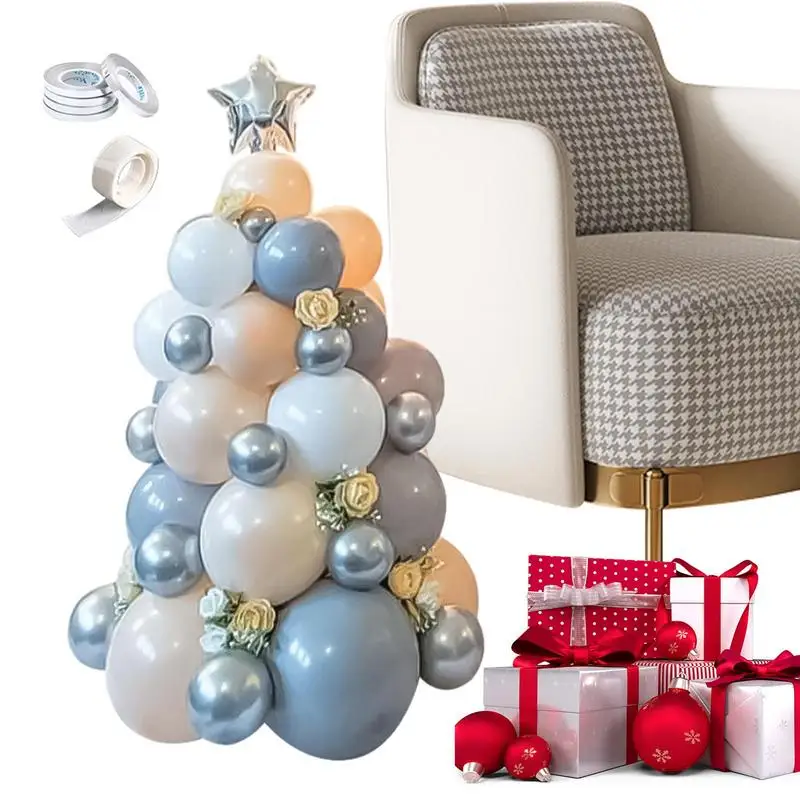 

Рождественские воздушные шары, украшения, шары в форме рождественской елки, принадлежности для украшения рождества, латексные шары
