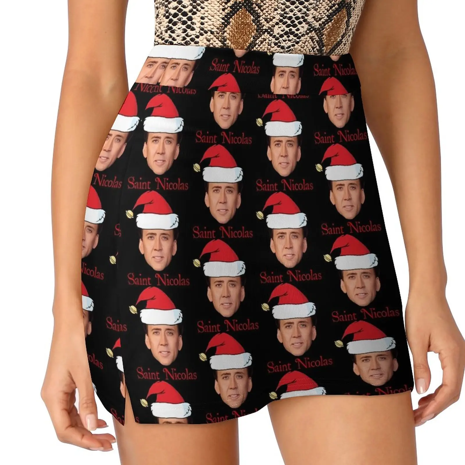 Saint Nicolas Cage Skirt Summer Christmas Y2K Casual A-line Skirts Kawaii Mini Skirt Woman Graphic Big Size Clothing
Saint Nicolas Cage Skirt Summer Christmas Y2K Casual A-line Skirts Kawaii Mini Skirt Woman Graphic Big Size Clothing