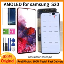 SUPER 6.2 '' AMOLED G980F LCD Screen For Samsung Galaxy S20 5G Touch Screen Digitizer Assembly S20 SM-G981B/DS G981F LCD Display
SUPER 6.2 '' AMOLED G980F LCD Screen For Samsung Galaxy S20 5G Touch Screen Digitizer Assembly S20 SM-G981B/DS G981F LCD Display