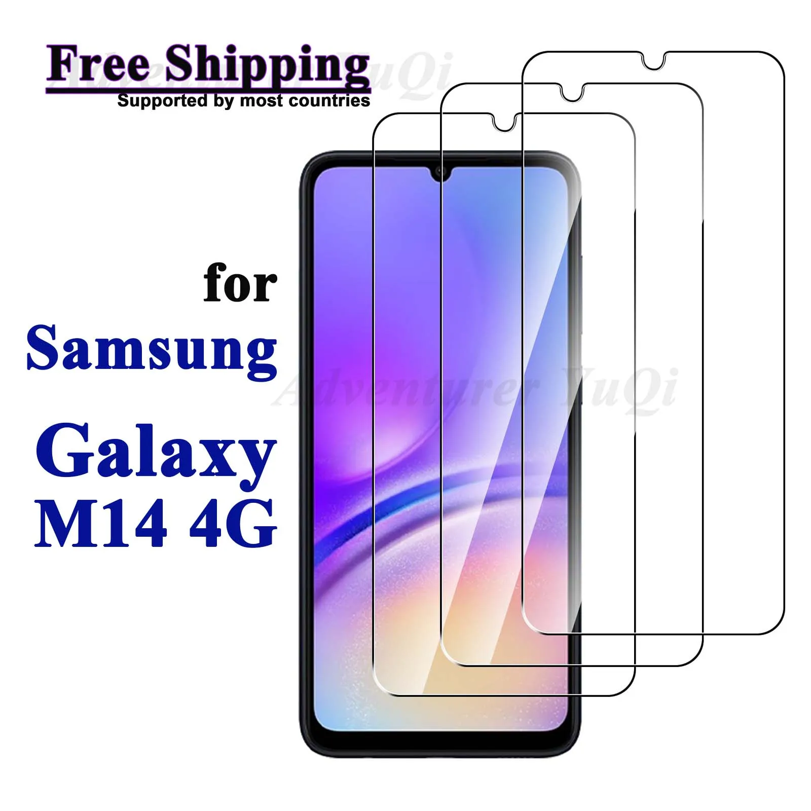 

Screen Protector For Galaxy M14 4G Samsung Tempered Glass HD 9H Hight Aluminum Anti Scratch Case Friendly Free Shipping