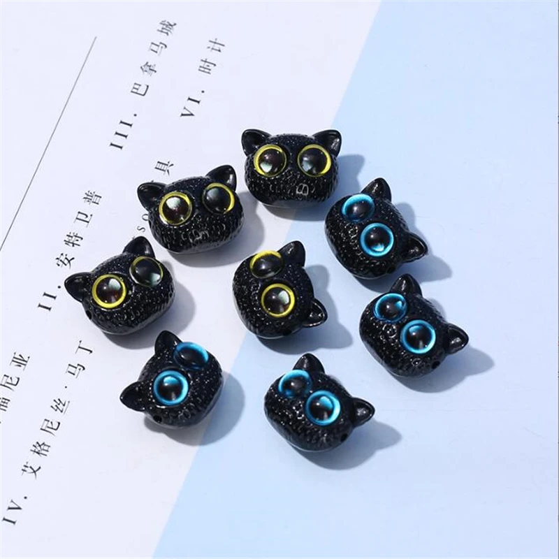 10pcs/lot new creative acrylic animal cat beads charm connectors resin beads for diy earrings hair jewelry making accessories
10pcs/lot new creative acrylic animal cat beads charm connectors resin beads for diy earrings hair jewelry making accessories