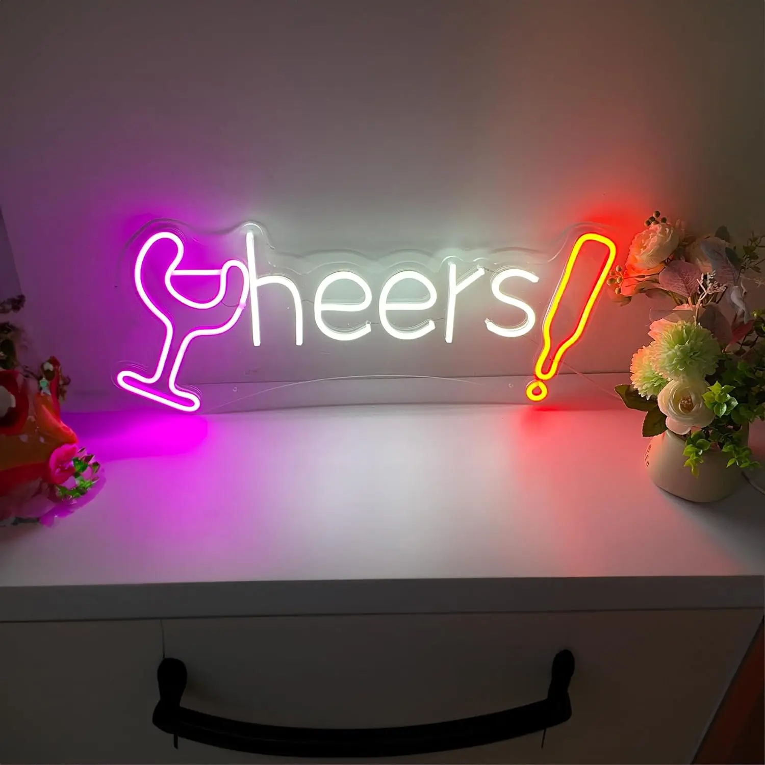 Cheers Neon Signs, Bar Neon Light Man Cave Neon Sign for Wall for Club Beach Store Design Holiday Celebration Party Decor for
Cheers Neon Signs, Bar Neon Light Man Cave Neon Sign for Wall for Club Beach Store Design Holiday Celebration Party Decor for