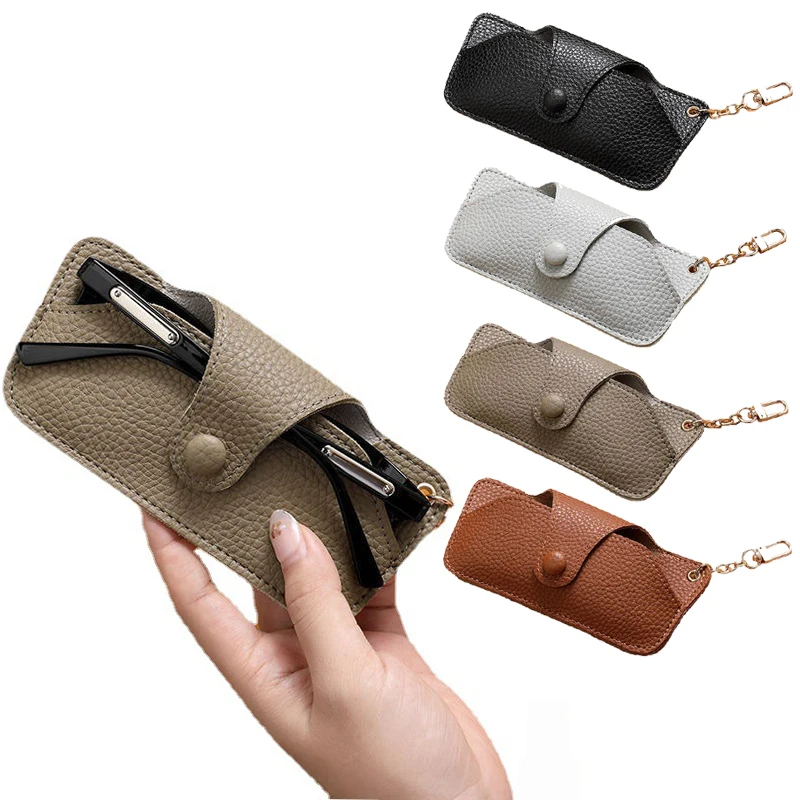 Soft Leather Glasses Case Sunglasses Pouch Portable Eyeglasses Carrying Case With Lanyard Eyewear Protector Sleeve For Outdoors
Soft Leather Glasses Case Sunglasses Pouch Portable Eyeglasses Carrying Case With Lanyard Eyewear Protector Sleeve For Outdoors