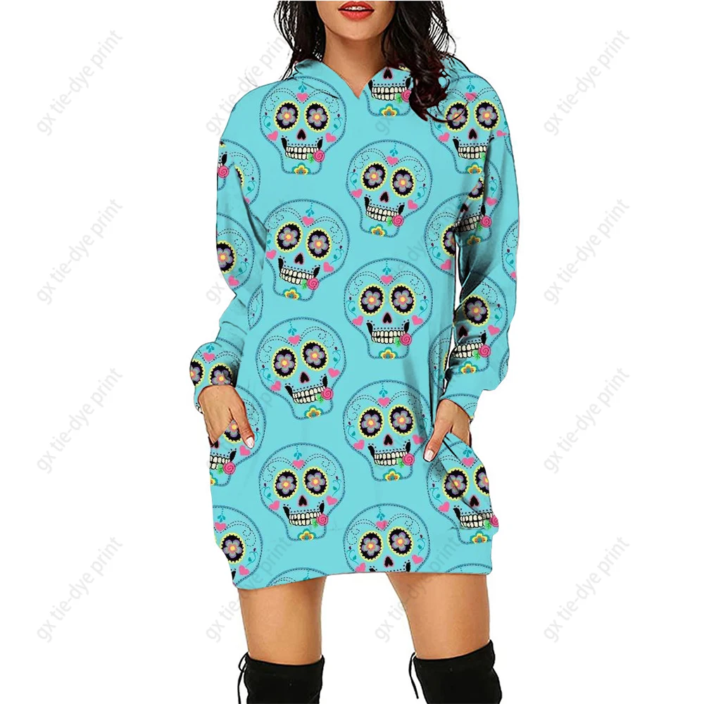 Pumpkin Halloween Print Sweatshirt Women Casual Crewneck Long Sleeve Pullovers Streetwear Autumn Skull print Sweatshirt Dress
Pumpkin Halloween Print Sweatshirt Women Casual Crewneck Long Sleeve Pullovers Streetwear Autumn Skull print Sweatshirt Dress