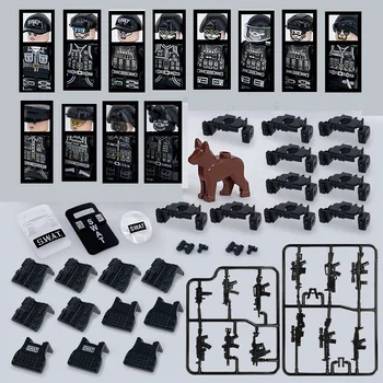 Conheça os Blocos de Montar KT1048: Mergulhe em um Mundo de Aventuras Intergalácticas 3 Ghost Commando Military Weapon Vest SWAT Camouflage Special Forces Mini Action Figures Building Blocks Army Soldier Bricks Toys