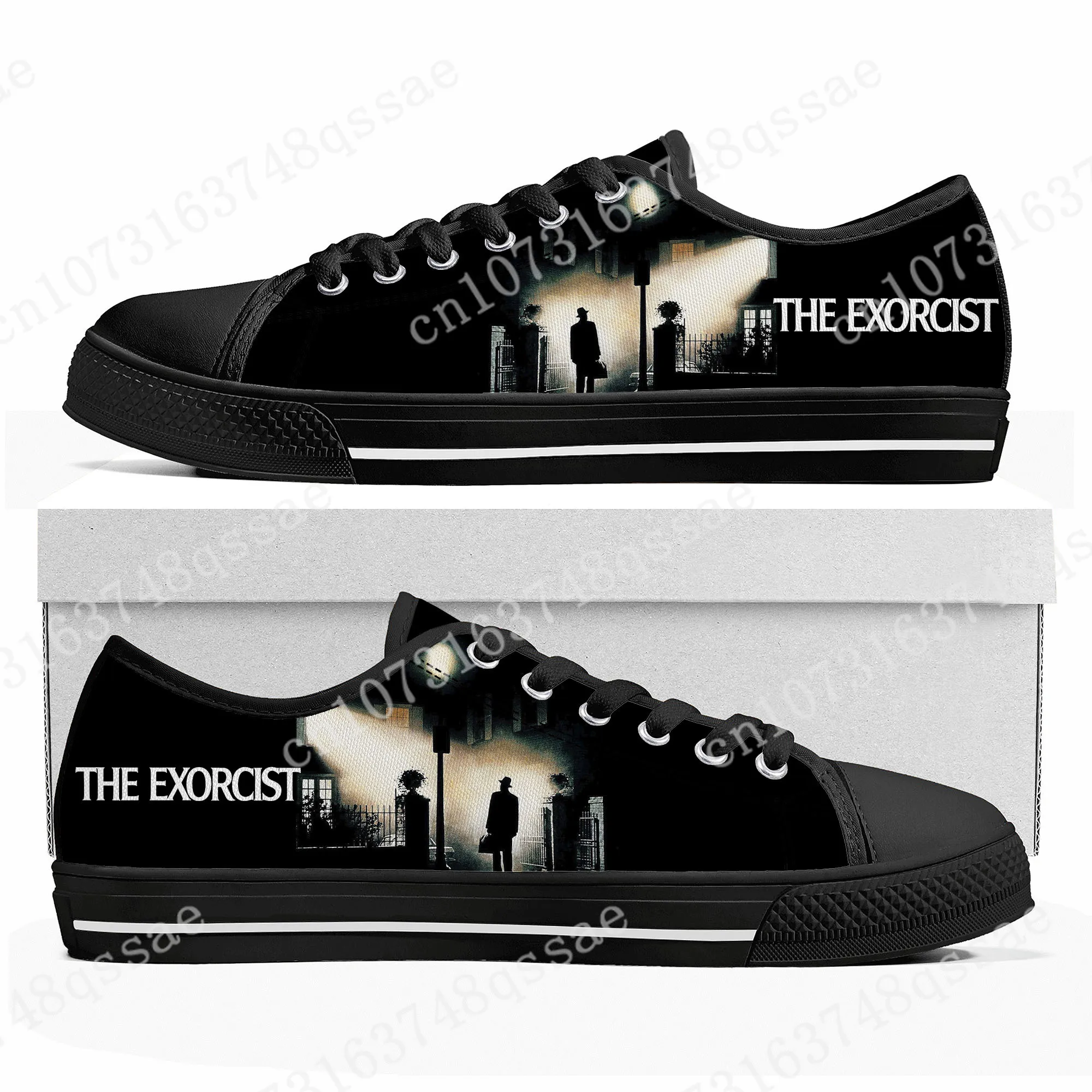 

The Exorcist Low Top Sneakers Mens Womens Teenager Canvas High Quality Sneaker Casual Custom Made Shoes Customize DIY Shoe